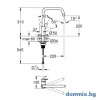 Grohe 305672430 Eurosmart Black Matt Кухненски смесител с висок подвижен U чучур, черен мат допълнително изображение