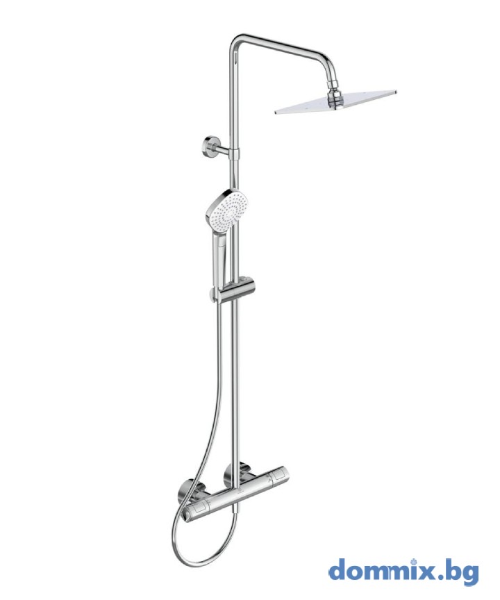 Душ система с термостатен стенен смесител и ръчен душ Idealrain Evo Ideal Standard A7240AA