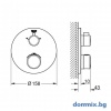 Grohe 1022082430 Grohtherm Black Matt Термостатичен смесител за вграждане за вана и душ допълнително изображение