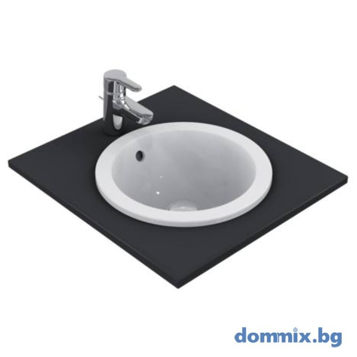 Connect Мивка за вграждане 38 cm, кръгла, без отвор за смесител Ideal Standard E505101