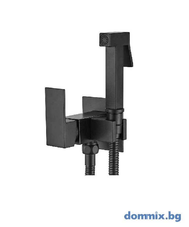 ХИГИЕНЕН ДУШ ЗА ВГРАЖДАНЕ AQG ARES 34ARE0010520, ЧЕРЕН МАТ