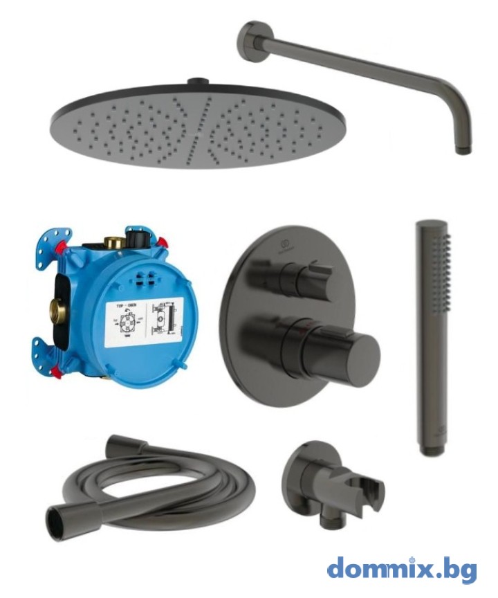КОМПЛЕКТ ТЕРМОСТАТ ЗА ВГРАЖДАНЕ IDEAL STANDARD CTHERM T100 A7573XG