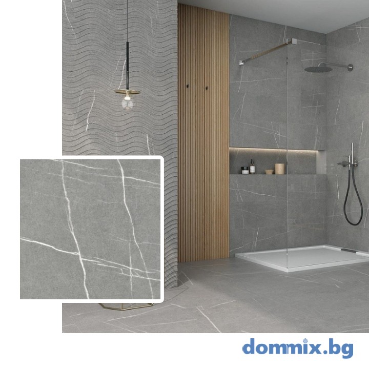 Гранитогрес Kairos Grey Rect Mat 59.5×59.5