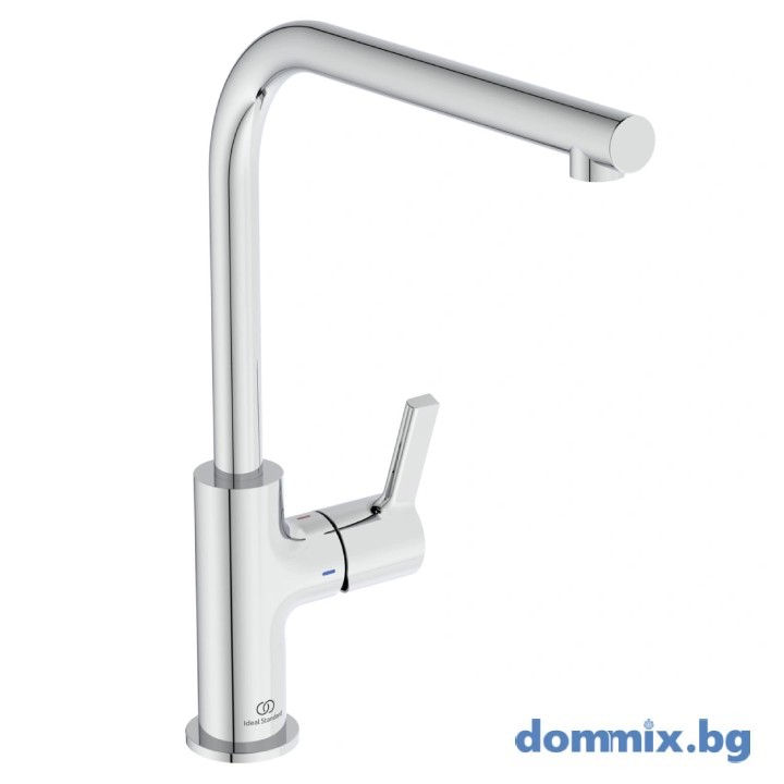 Смесител за кухня с висок подвижен L чучур 360*, хром IDEAL STANDARD GUSTO BD418AA