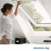Velux Покривен прозорец  Стандарт GLU 0051 - с горно управление, бяло полиуретаново покритие допълнително изображение