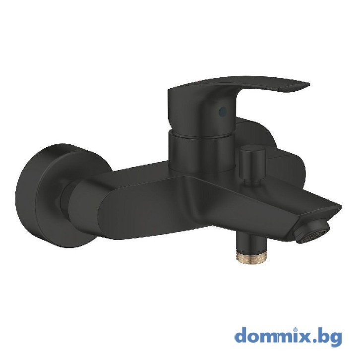 ЕДНОРЪКОХВАТКОВ СМЕСИТЕЛ ЗА ВАНА/ДУШ В ЦВЯТ ЧЕРЕН МАТ GROHE EUROSMART 333002433