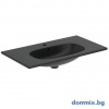 Шкаф с мивка 800х400х490мм с 2 чекмеджета, черен мат IDEAL STANDARD TESI T0051ZT/T3509V3 допълнително изображение