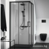 Плъзгаща врата IDEAL STANDARD CONNECT 2 K9262V3 1000х1955мм за квадратна или правоъгълна душ кабина,черен мат допълнително изображение