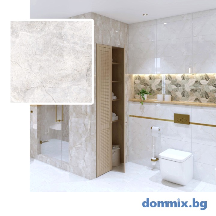 Подова плочка Omega White 45×45