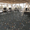 Гранитогрес Stracciatella R Grafito тип Terrazzo 80x80  допълнително изображение