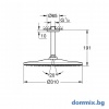 Grohe 22122KF0 Rainshower Mono 310 Душ гарнитура таван 142 mm, 1 струя, черен мат допълнително изображение