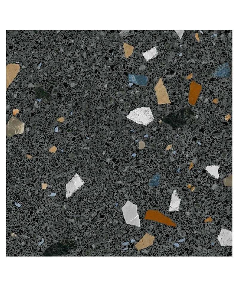 Гранитогрес Stracciatella R Grafito тип Terrazzo 80x80 