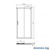 Плъзгаща врата IDEAL STANDARD CONNECT 2 K9262V3 1000х1955мм за квадратна или правоъгълна душ кабина,черен мат допълнително изображение