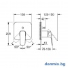 Grohe 1017782430 Cubeo Смесител за вграждане за душ/вана, черен мат допълнително изображение
