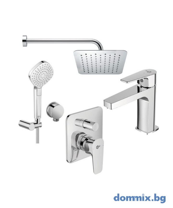 Ideal Standard BD002XC Esla Душ комплект и смесител за вграждане за умивалник
