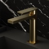 СМЕСИТЕЛ ЗА МИВКА ALPHA BRUSHED GOLD - AQG 01ALP100OC допълнително изображение